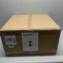 Mid Century Modern Black Semi Flush Mount Ceiling Lights 3-Light Frosted Globe Glass Black Chandelier Modern Light Fixtures Ceiling Light Fixture for Bedroom Living Room Entryway (Bulb Incl.)