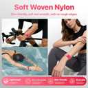 3 Pack Nylon Replacement Strap Compatible with Hume Band - Breathable & Sweatproof Sport Loop for Hume Health Band - Metal Buckle & Loop Closure - Adjustable Wristband Strap for Fitness Tracker