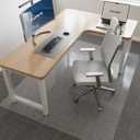 46"x 60" Clear Office Chair Mat for Carpet, Anti-Scratch Durable Plastic Desk Chair Mat for Rolling Chairs, Waterproof Non-Slip Carpet Protector Mat for Work, Game, Home Office