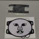 INIA Red Light Therapy Mask for Face  4 Light Modes with 850nm NIR, Red & Blue LED Light Therapy, 2600mAh Rechargeable LED Face Mask for Radiant Glow at Home, Black