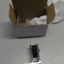 Railing Wall to Glass Clamp, 2PCS 90 Degrees Glass Clips Aluminum Alloy Glass Shelf Support Bracket, Glass Holder Connector for 10-12mm Thick Glass, Silver