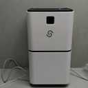 2000 Sq. Ft Dehumidifier for Home/Basement, 30 Pints 36 dB Dehumidifiers for Bedroom/Bathroom With Drain Hose LED Intelligent Humidity Light (White)