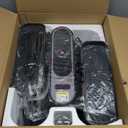 Under Desk Elliptical Machine for Senior Mini Elliptical Leg Exerciser with Remote Quiet Portable Electric Seated Foot Pedal Exerciser for Home Office (Small)