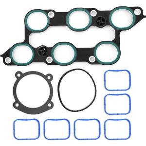 MS972401 Lower Upper Intake Manifold Gasket Set Replacement for GMC Acadia 3.6L 2009 2010 2011 2012 2013 2014 2015 2016 Replaces 111076701 MS19932