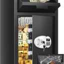 5.8 CU FT Extra Large Drop Safe for Business, Anti-Theft Money Drop Slot Safes with Digital Keypad and Spare Keys, Heavy Duty Depository Safe for Home Office Retail Store Business Mail Church