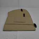 Leatherette Car Seat Protector - 2 Pack Large Car Kick Mats with Storage Pockets Organizer Seat Back Cover Against Dirty Shoes & Scratches, Universal Fit for Most Vehicles, Beige