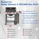 7599 Griddle Replacement Parts for Weber Genesis II Griddle ii E-310 ii E-315 ii E-330 ii E-335 Insert ii E-325 ii S-310 ii E-610 Cast Iron Genesis 2 300 600 Flattop Griddle Pan Accessories