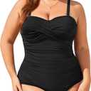 Women's Swimsuit Size 22W  Black