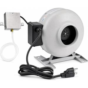 M-4DBT Automatic Dryer Booster Fan, 200 CFM 4 Inch Dryer Vent Fan
