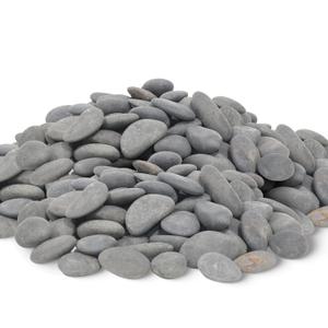 Quibbay 45 LB Mexican Beach Pebbles - 1-2 Inch Decorative River Rocks for Landscaping, Garden Paving, Plant Rocks, Crafting, Walkways, Backyard, Grey Natural Unpolished Bulk Stones