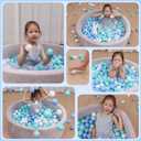 MoonxHome Ball Pit Balls for Toddlers, BPA Free Crush Proof Plastic Toy Balls for Ball Pit, Children's Pool Water Toys, Macaron Ocean Balls for Play Tent 2.15 Inch Pack of 100 200 500 800 1000