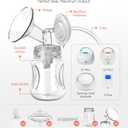 Pump Parts 4PCS Replacement Kit for Spectra S1/S2/S9 Plus/Synergy Gold  Includes 21mm Flanges, Duckbill Valves, Backflow Protectors, Tubes & Bottles (Not Original Accessories)