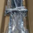4pcs 4" x 4" (Actual: 3.5 x 3.5) Stainless Steel Post Base, Post Anchor Bracket, Concrete Support Anchor Base for Deck Railing, Fences, Mailboxes, Pavilions, Deck Porches, etc (Dark Gray)