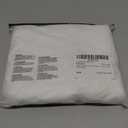 GORGLITTER Women's Dolman Short Sleeve Crop Tops Ruched Crew Neck Casual Going Out Tops White Size Large