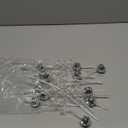 Chengu 12 Pcs Mirror Disco Ball Straws 70s Silver Disco Party Decorations Reusable Straws Gorgeous Retro Party Favors for Discos Cups Mamma Mia 2026 New Years Eve Birthday Parties