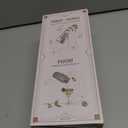 The MixMaster Cocktail Shaker with Strainer and Jigger Measuring Cap - Art Deco Leakproof Glass Drink Mixer for Crafting Cocktails - Innovative Home Bartending Supplies and Accessories - Blue