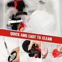 EWORK Paint Sprayer 1000W HVLP Electric Spray Paint Gun, 180 Din/s, Thinning-Free, 1400ml Capacity, 4 Nozzles & 3 Spray Patterns, Easy to Clean, for Home Interior Exterior, Furniture, Cabinets & Walls