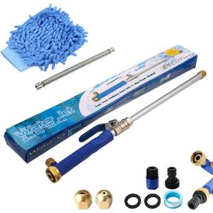 Jet Sono Power Washer - Jetson High Pressure Washer, Jetsono 2-in-1 High Pressure Power Washer, High Pressure Hose Nozzle for Garden with 2 Jet Different Nozzle and Hose Quick Connectors (Blue)