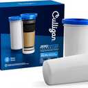 Culligan with ZeroWater Technology Replacement Filter 2-Pack, 5-Stage Advanced Water Filter IAPMO Certified to Reduce Lead, Total PFAS (Forever Chemicals), Mercury, Fluoride, and Chlorine