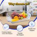 WPW10430639 Refrigerator Door Shelf Bin Compatible with Whirlpool Kenmore, Freezer Door Bin W10430639 W10324876 WPW10430639VP AP6021338 PS11754659 EAP11754659 2683861