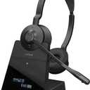 Jabra Engage 75 SE (Second Edition) Wireless Headset, Dual-Ear – Telephone Headset with Industry-Leading Wireless Performance, Advanced Noise-Cancelling Microphone, All Day Battery Life - Black