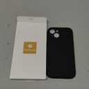 Miracase Compatible with iPhone 15 Case, [Soft Anti-Scratch Microfiber Lining], Liquid Silicone Case Gel Rubber Shockproof Drop Protection Phone Case for iPhone 15 (Black)