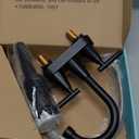 Cobbe Bathroom Faucets for Sink 3 Hole, 4 Inch with Pop Up Drain and 2 Supply Hoses, 2 Handle Centerset Bathroom Faucet for Sink Vanity, Midnight Black Matte