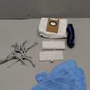 Replacement for Loorow AT800 Accessories : Replace Part for Loorow AT800 3-in-1 Robot Vacuum 1 Main Brush 4 Side Brush 3 Filter 3 Mop Pad 3 Dust Bag (14 Pack)