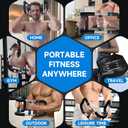 Twister Arm Trainer, Adjustable Chest Workout Equipment 40-130lb, Arm Trainer with 4 Spring, Chest Exerciser for Men, Detachable Power Bar Fitness Machine for Chest Clip Muscle