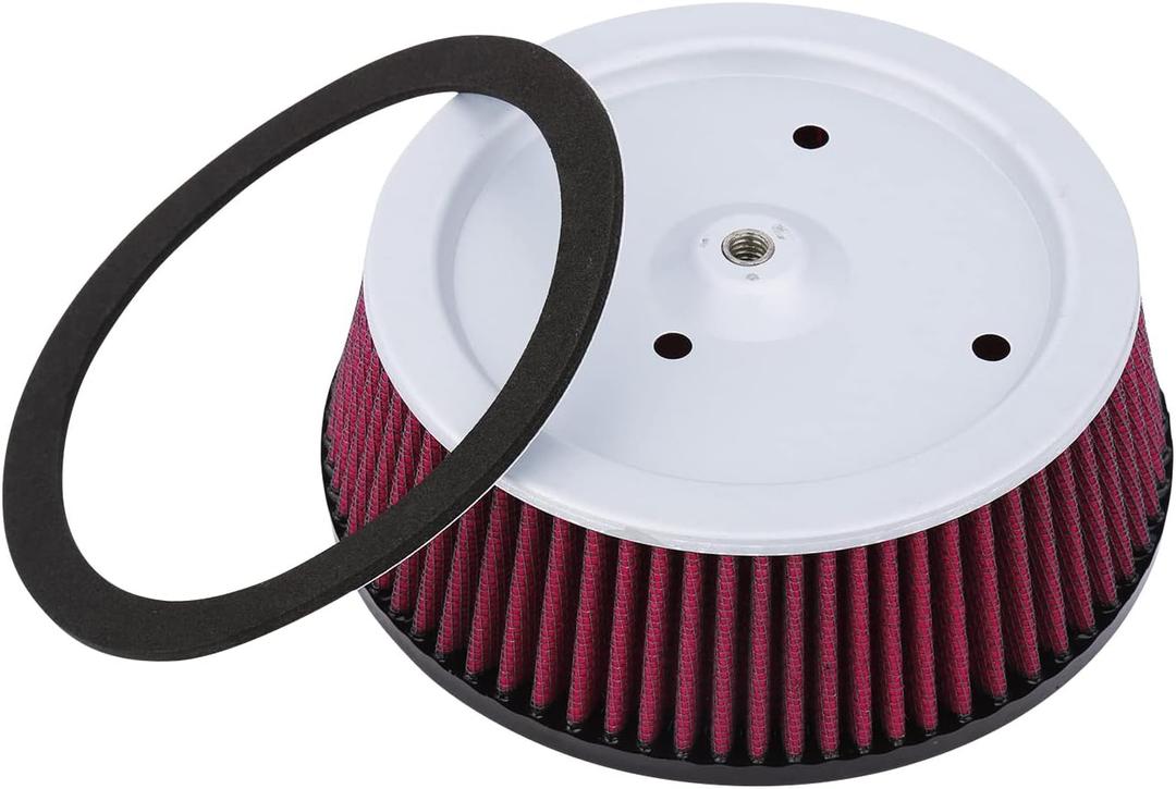 High Performance Air Filter HD-0800 For Harley Davidson 1999-2007 Dyna Series, 2000-2015 Softail Series and 1999-2007 Touring Models Equipped With High-Flow Cleaner Kit