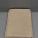 BRILLMAX 6 Pack Beige Tablecloths 60 x 102 Inch for 6ft Rectangle Tables - 150 GSM Polyester Fabric, 15" Standard Drop, Water, Stain & Wrinkle Resistant Cloth Cover for Wedding Banquet Dining Buffet