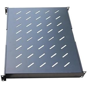 A Pack 2 PCS Fixed Shelf for Server Rack Cabinets Adjustable from 28" to 38" Depth