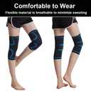 Knee Braces for Knee Pain, 2 Pack Knee Pads Knee Sleeves Weightlifting Knee Compression Sleeve, Knee Support Knee Flex Wrap Knee Sleeves (X-Large, Black)