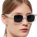 MARE AZZURO Outdoor Reading Glasses Women Filter UV Sunglasses Readers 0.5 0.75 1.0 1.25 1.5 1.75 2.0 2.25 2.5 2.75 3.0 3.25 3.5 3.75 4.0 (Transparent, 3.75)