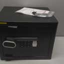 1.8 CUFT Fire Proof Safe for Home Documents, Steel Security Fireproof Safe with Programmable Keypad, Removable shelf and Spare Keys, Home Safes Water and Fireproof for Money Medicine and Valuables