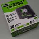 Slime 40060 Tire Inflator, Compact, Portable Car Air Compressor, Analog, Quick Connect Air Hose, Flat Tire Puncture Repair, 12V, 10 Min Inflation