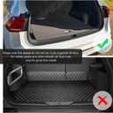 4PCS Car Trunk Organizer Blocks,Versatile Car Organizers and Storage Divider with Non-slip Bottom to Separate Storage Items,Practical Vehicle Accessories Trunk Storages Block