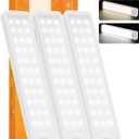 Under Cabinet Rechargeable Dimmable Lighting: 3 Color Temperature Motion Sensor Lights Indoor - Battery Operated Lights - Activated Closet Magnetic Wireless Led Light for Kitchen Home Bathroom 3 Pack