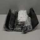 Calmootey 9 Tier Shoe Rack Organizer,Portable Shoe Shelf with Nonwoven Fabric Cover for Closet Hallway,Bedroom,Entryway,Black