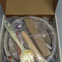 Superbaking Sourdough Starter Kit, 9" Round Banneton Bread Proofing Basket Set, Sourdough Bread Baking Supplies, Sourdough Tools with Silicone Bread Sling, Bread Making Tools, Baking Gifts