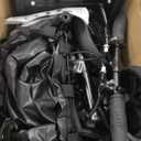 Lightweight Knee Scooter Crutch Alternative, Foldable & Adjustable Knee Scooter for Adults for Foot Surgery, Steerable Knee Walker with Detachable Basket, Includes DIY Stickers-Metallic Black