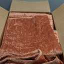 LEAONME Velvet Quilt Set Full/Queen Size 90''x98'', Lightweight Burnt Orange Velvet Comforter Set with 2 Matching Shams, Soft Cross Stitch Bedspread Coverlet Bedding Set for All Season