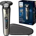 Philips Norelco 9400 Rechargeable Wet/Dry Electric Shaver with SenseIQ and Comfort Glide Ring Technology, Battery Powered, Silver, S9502/83 (S9000)