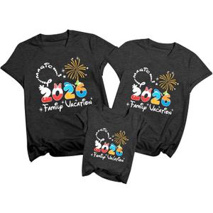 Family Vacation Shirts 2026 Family Matching Outfits Magical Tshirt for Family Cruise Trip Clothes Summer Travel Tops S