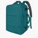 Taygeer Carry on Backpack for Men Women, Luggage Laptop Backpack for Airplane Travel with USB Charging Port, 35L Water Resistant Gym Weekender Bag for College Gift, Peacock Blue