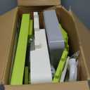 Kids Play Kitchen Set, Toddler Kitchen Playset with Sound & Light, Cooking Stove with Steam, Play Sink, Play Food Toy and Kitchen Accessories, Kitchen Toy for Kids Girls Boys (31.5 * 22 * 8.6in) (Green)