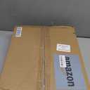 Nintiue Upgraded Modern Arc Dimmable Tall Standing Floor Lamp with Linen Shade, 1200 Lumens LED Bulb Included, for Living & Reading Room, Bedroom, Office & Nursery, Gold