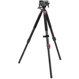 Clamping Tripod Rest with Sturdy Aluminum Frame, Lightweight, Provides Stability, Adjustable Legs, and Hands-Free Operation for Outdoors