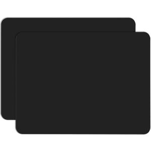 Gartful 2 Pack Silicone Crafting Mats, 15.7" x 11.8" Silicone Mat for Crafts, Large Heat Resistant Sheet for Jewelry Casting, Epoxy Resin, Painting, Counter Table Protector, Placemat, Nonstick, Black