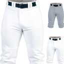 Rawlings | PRO 150 Series Baseball Pants | Knicker Fit | Youth Sizes | Solid | Multiple Colors (Large, White)